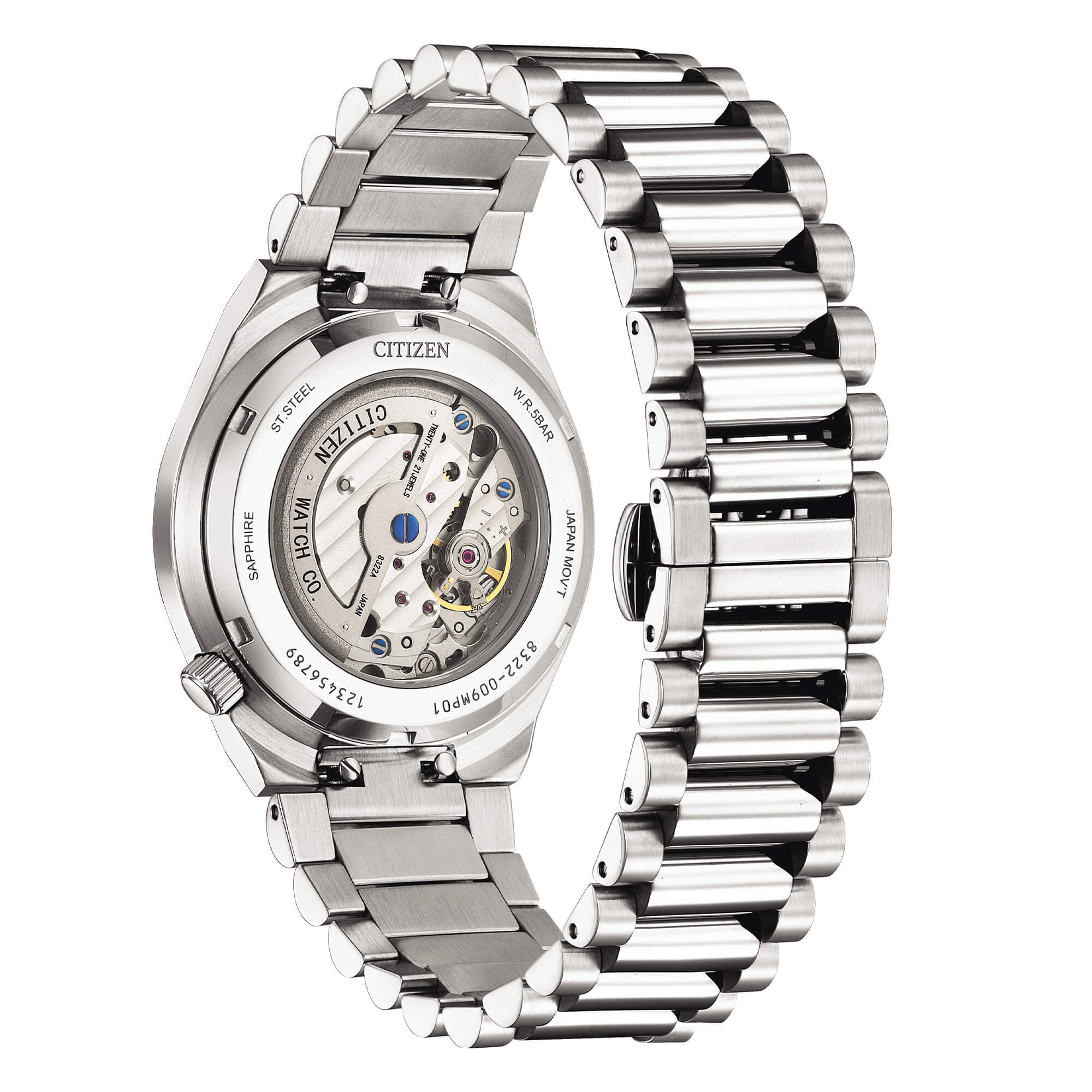 Orologio Uomo Citizen Tsuyosa Piccola Secondi Sabbia Guillochè NK5010-51X